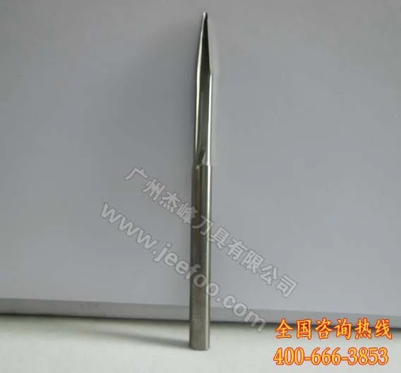 6*60H*1*6degree*120L Two straight flute flat bottom engarving bits/double flute straight slot sticker end mill