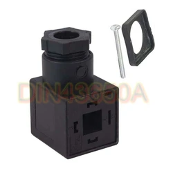 Free Shipping 20PCS/LOT DiIN43650A Line-Socket Plug for Valve Solenoid Coils Connector 3+1 GND 18mm Foot Distance