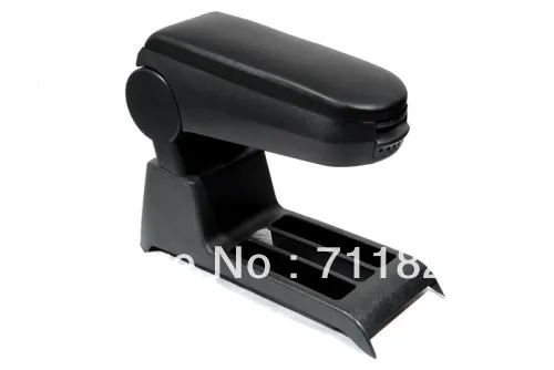 

Center Console Armrest Leather Black For Volkswagen For VW Polo 9N Polo 9N3