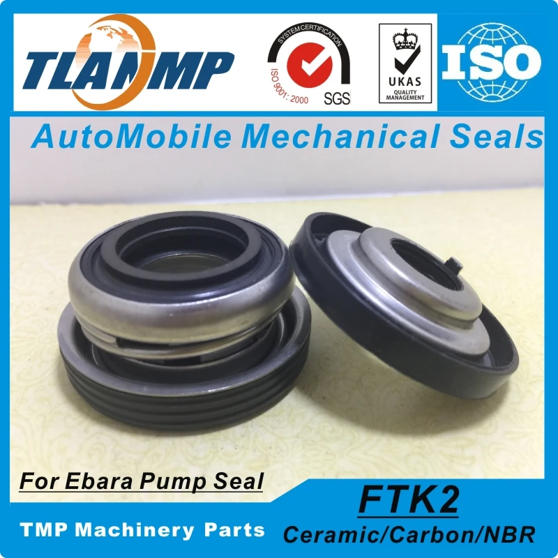 FH FTK2-16 Auto Cooling Pump TLANMP Mechanical Seals For EBA-RA Pump (Material:Carbon/Ceramic/NBR) Shaft Size 16mm .