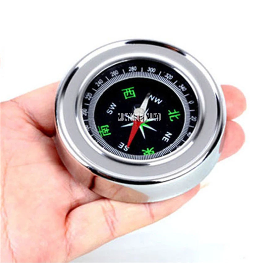 ZZ0238 Camping Hiking Portable stainless steel Material Compass Navigation for Outdoor Activities Diameter 60mm 20pcs