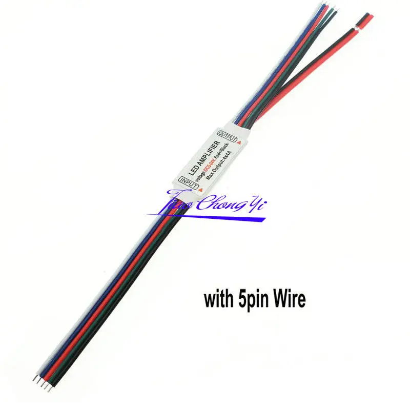 5pin RGBW LED Amplifer DC5-24V 4A * 4 Channel LED Amplifier for RGBW LED Strip
