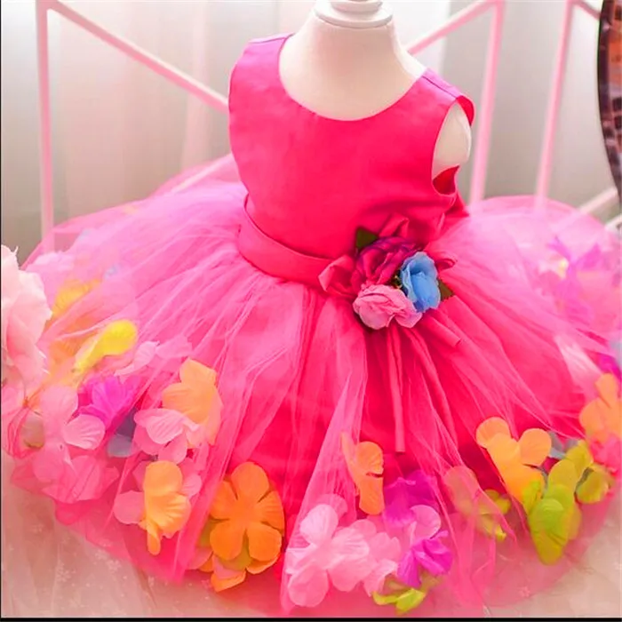 2024 Real Kids Utu Birthday Princess Party Dress Girls Infant Children Bridesmaid Elegant For Girdance Performance Clothes