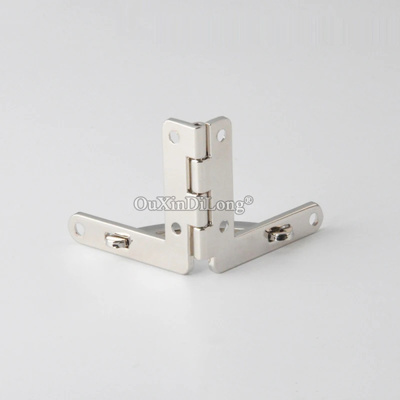 BRAND NEW 200PCS 41*44mm Zinc Alloy Box Hinges Quadrant Hinges For DIY Wooden Gift Box Cases Humidor Jewelry Hinges Silver Tone