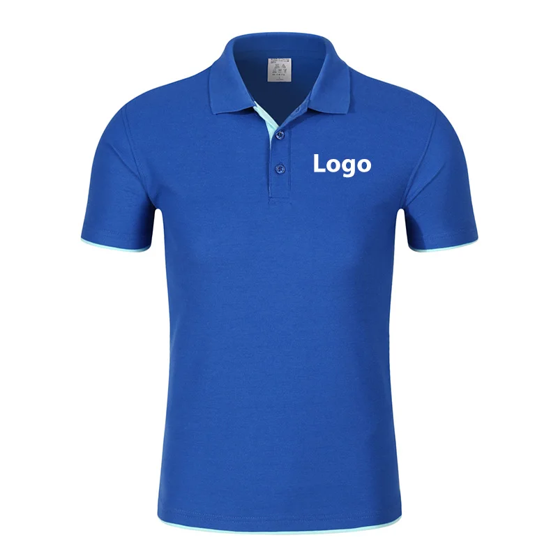 Custom Polo Shirt Customized Printing Design Photo Logo Customized Uniform  For Company Team Unisex Short Sleeve Cotton Polos image 5