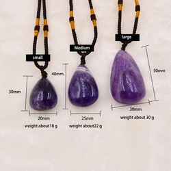 Natural Amethysts Ornament Health Lucky Irregular Shape Stone Crystal Ornament Decoration Original Stone Specimens Pendulum