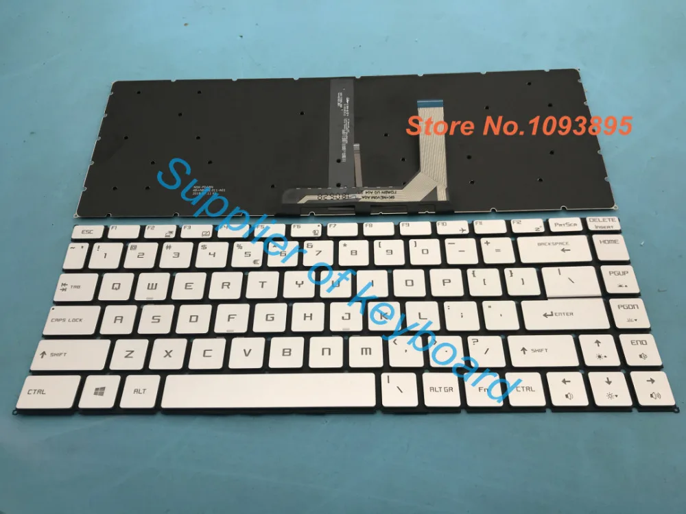 

NEW For MSI MS-16S1 PS63 Modern 8RD 8SC 8M 8RC Laptop English Keyboard Silver with Backlit