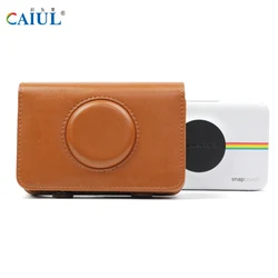 CAIUL Case for Polaroid Snap Touch Instant Print Digital Camera PU Leather Bag with Selfie Mirror Function