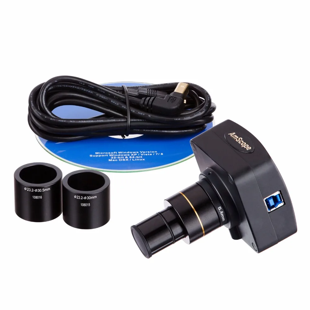 AmScope 3.5X-90X Simul-Focal Boom Stereo Microscope + Fluorescent Light + 5MP US