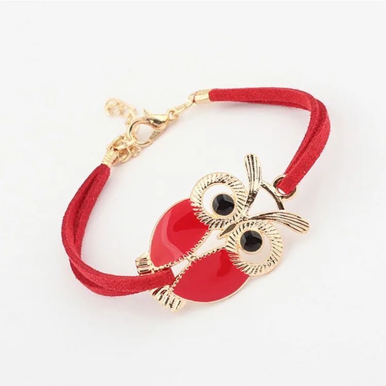 Doreenbeads 2018 Korean Fashion Owl Bracelets Bangles Pulseiras Ummer Vintage Lovely Style Woman Girl Jewelry Gift