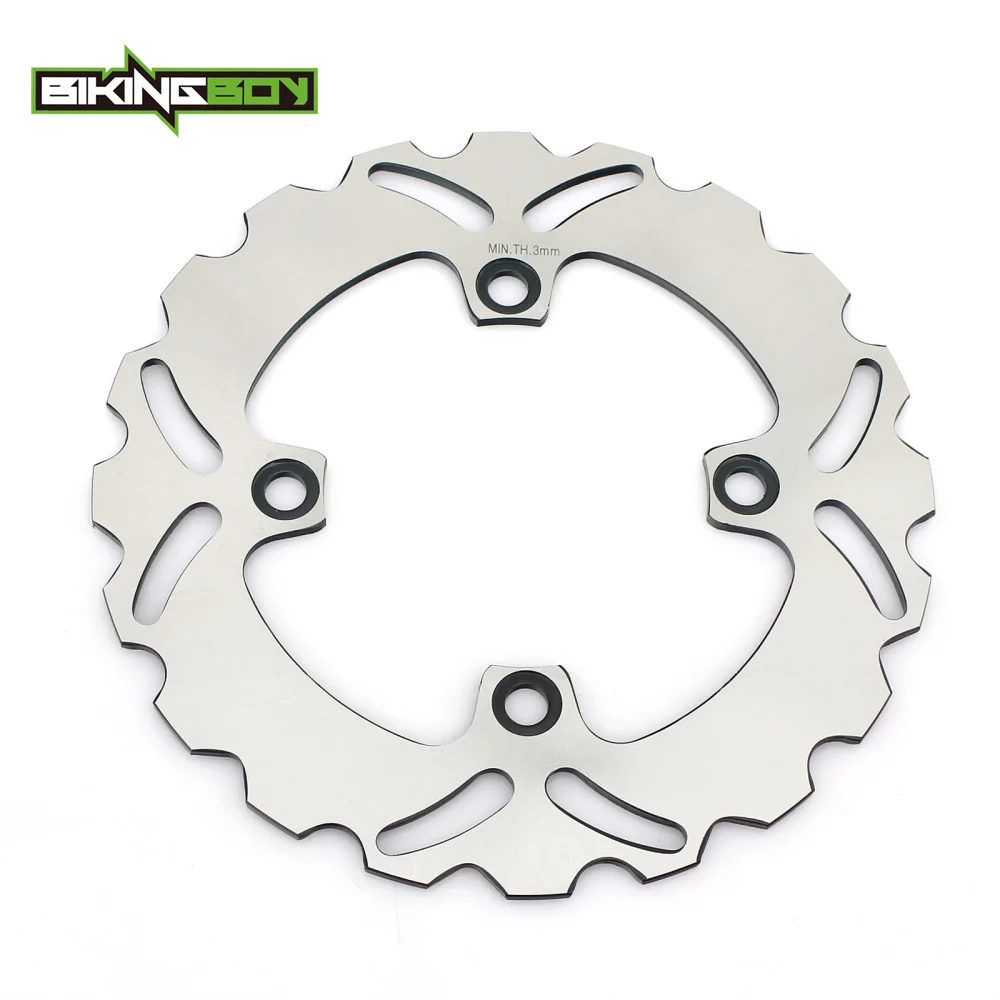 BIKINGBOY ZX9R 98-04 99 00 ZX10R 04-14 ZX-10R ABS 11 12 13 ER-6F Ninja 650R ER-6N 06-15 07 08 09 10 Rear Brake Disc Rotor Disk