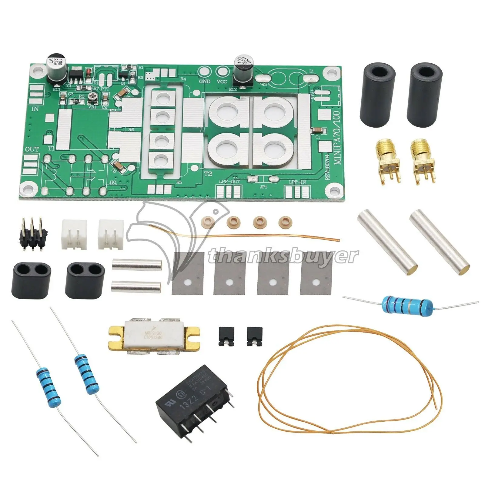 DIYキット-yaesuft-1.8 kx3 ft-100 cw am fm用リニアhfパワーアンプ,817-54mhz 818 w ssb