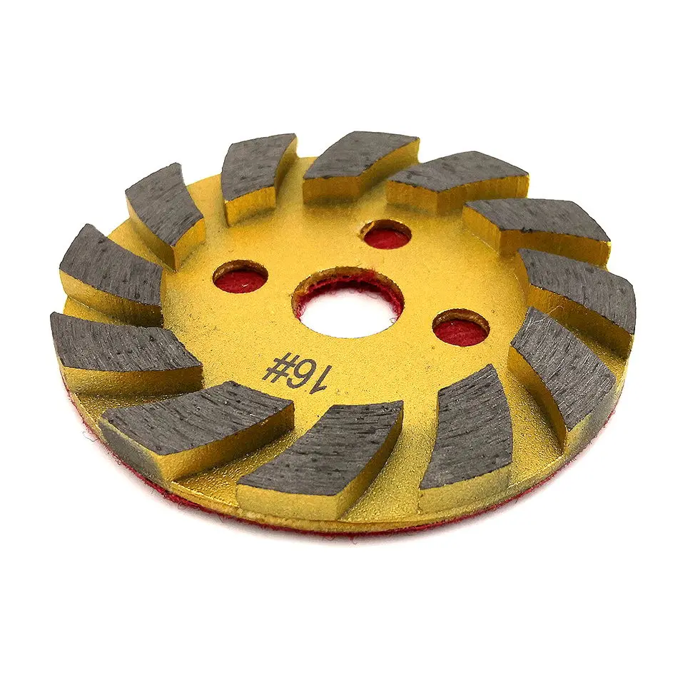 RIJILEI 100mm Diamond Grinding Disc Morble Metal Polishing Pad Granite Grinding Wheel Cup Concrete Floor Grinding Bowl ZJ07