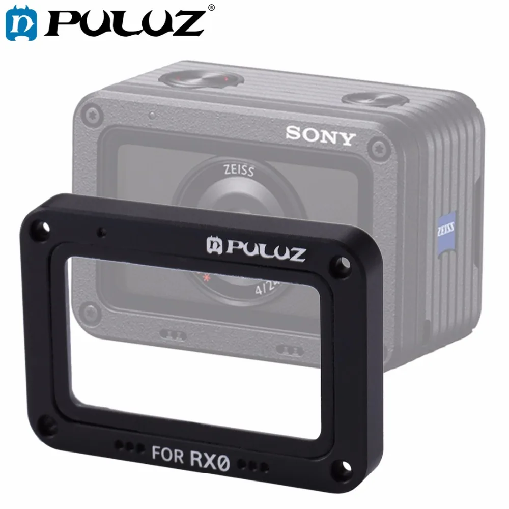 PULUZ For Sony RX0 /RX0 II Aluminum Alloy Flame+Tempered Glass Lens Protector & Screws and Screwdrivers For Sony RX0 Accessories