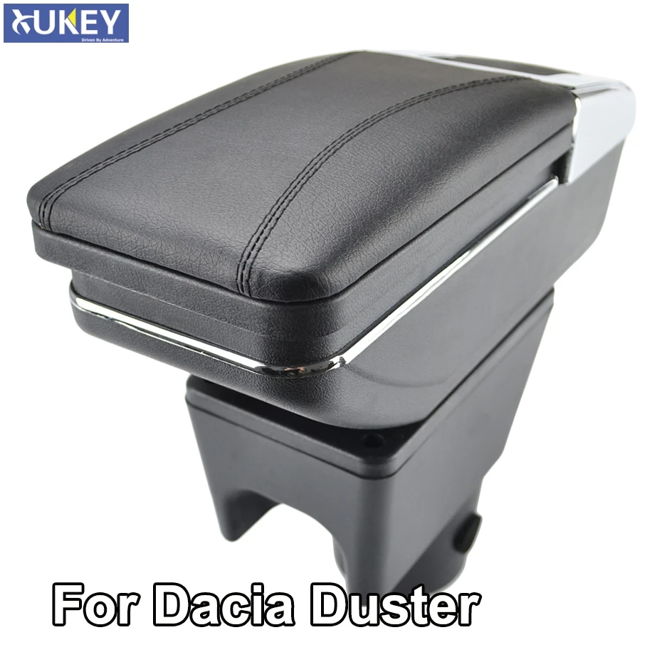 Armrest For Renault Dacia Duster I 2010-2015 Arm Rest Rotatable Storage Box Decoration Car Styling 2011 2012