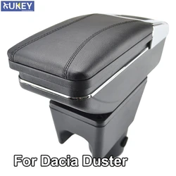 Armrest For Renault Dacia Duster I 2010-2015 Arm Rest Rotatable Storage Box Decoration Car Styling 2011 2012