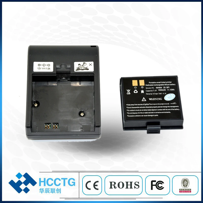 Mini 58 Mm Bluetooth Handheld Ponsel Thermal Printer Portabel HCC-T2P