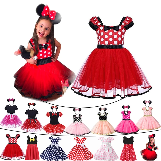 Minnie fashion mouse baby girl dress