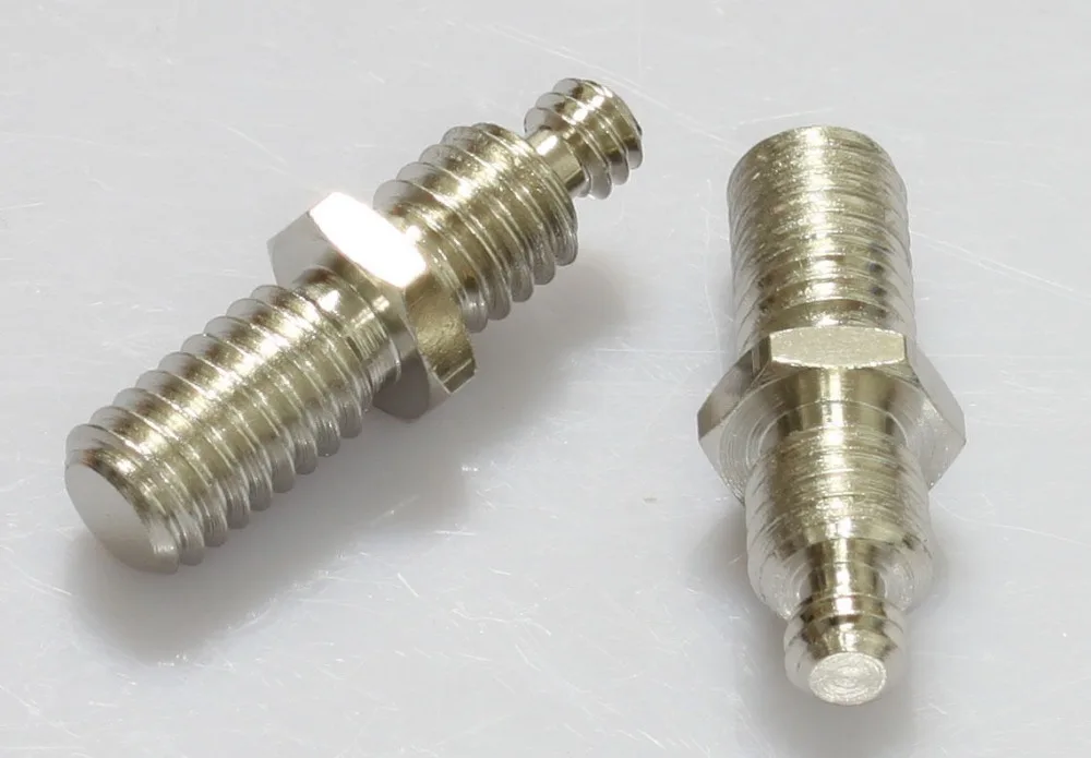 1x 3/8" male to 1/4" Male Threaded with hex nut Adapter for tripod etc. camera