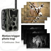 Cellular  Hunting Trail Camera Wildlife Infrared 2G MMS SMTP Photo Trap Wireless Surveillance HC801M 20MP 1080P Night Vision