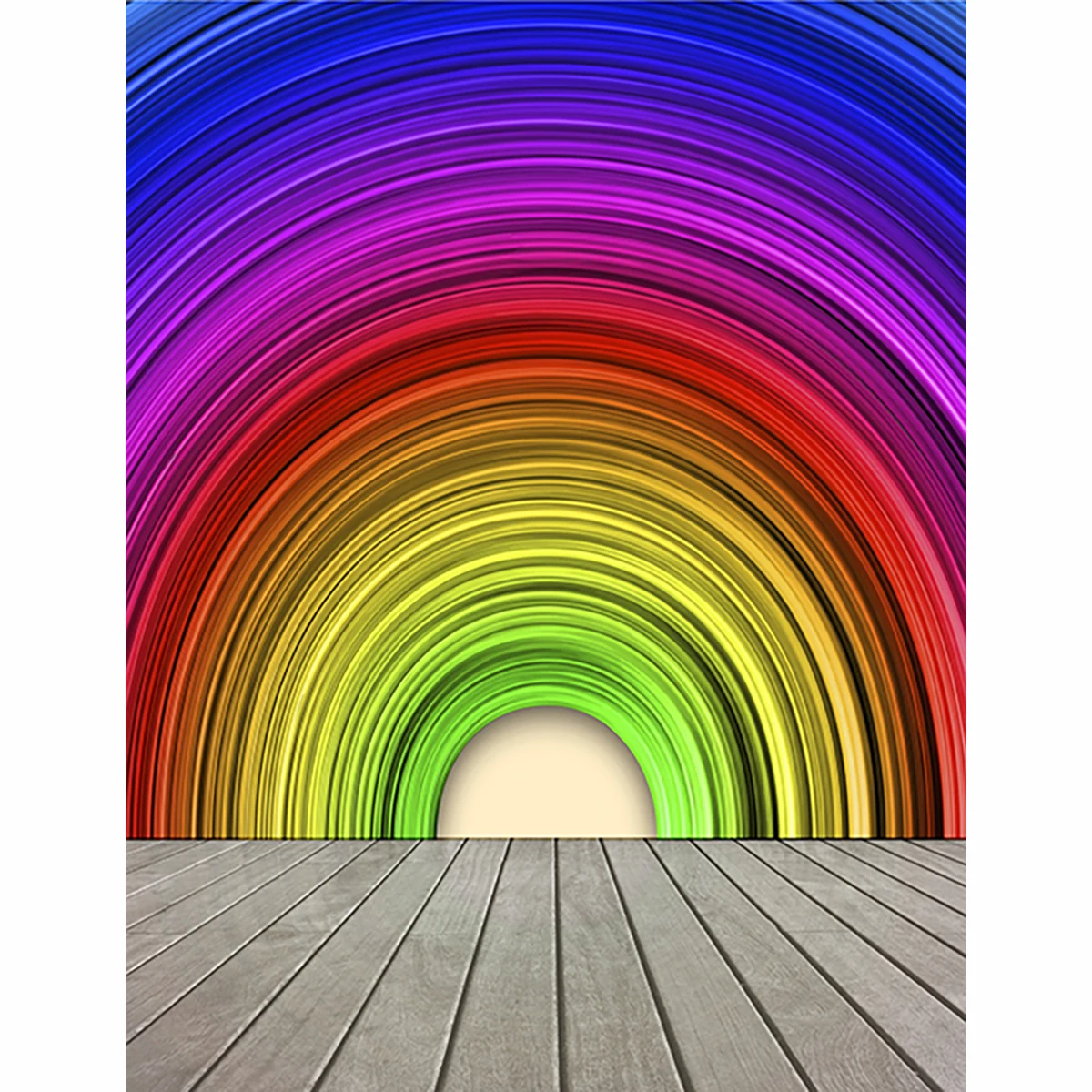 Allenjoy photography backdrops Rainbow color circle texture kids photo backdrops for sale professional fabric interesting custom