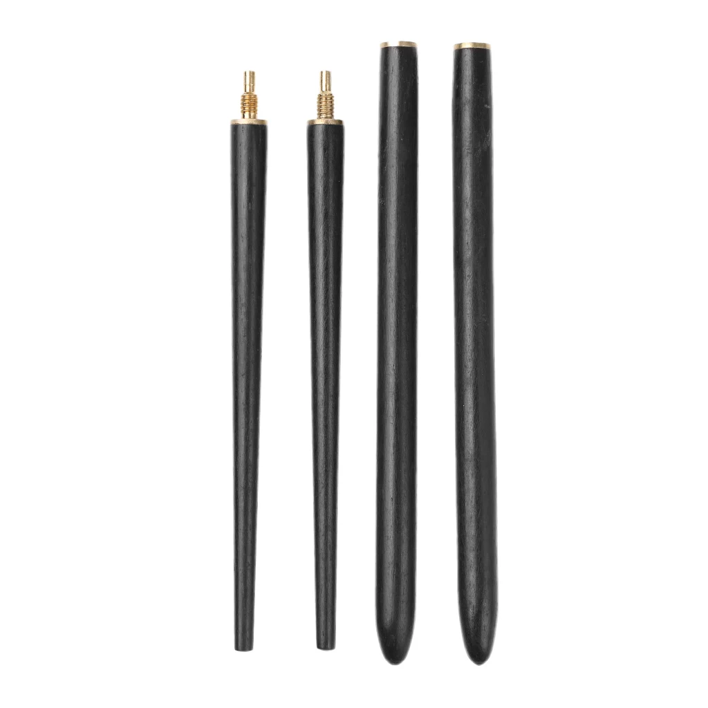 Foldable Eco-Friendly Ebony Wood Chinese Chopsticks with Carry Bag for Backpacking Camp and Travel Portable Tableware Cutlery