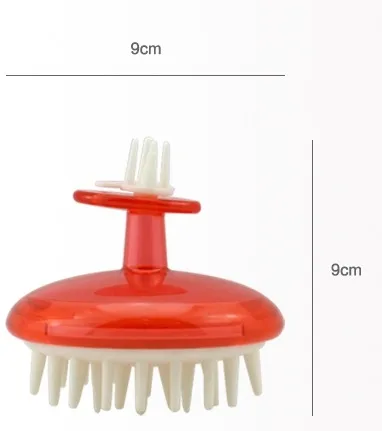 1pc Silicone Head Massage Scalp Brush Hair Shower Bath Spa Slimming Comb Scalp And Relax The Pressure Sale