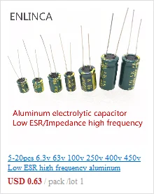 5 teile/los 400V22UF hochfrequenz niedriger impedanz 400V 22UF aluminium-elektrolytkondensator größe 10*17 T22 20% – Detail 15