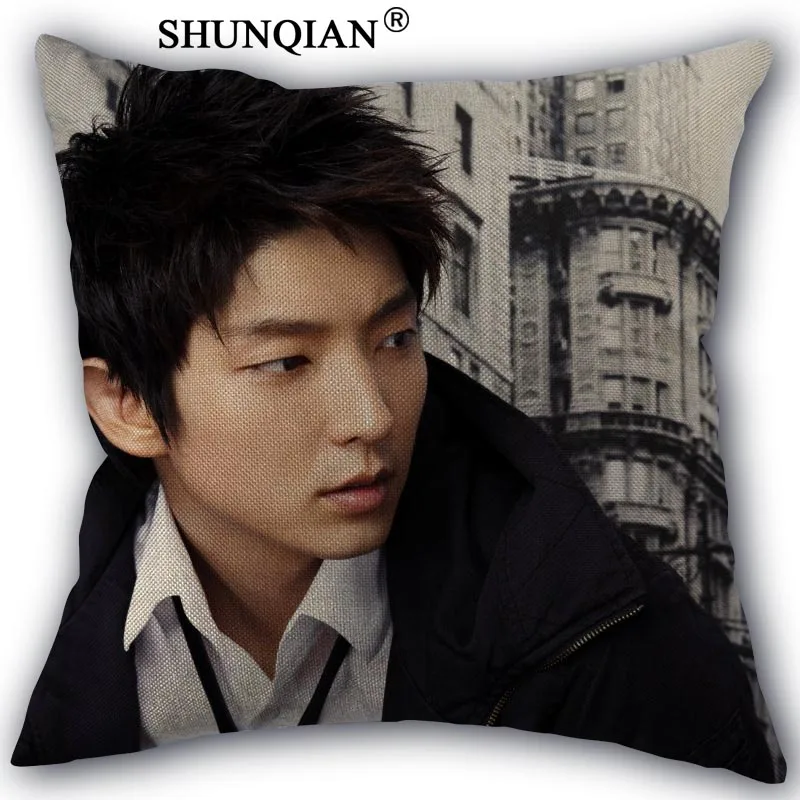 New Lee Joon Gi Cotton Linen Pillowcase Wedding Decorative Pillow Case For Home Pillow Cover 45X45cm One Sides