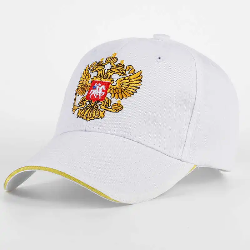 New Unisex 100%Cotton Outdoor Baseball Cap Russian Emblem Embroidery Snapback Fashion Sports Hats For Men & Women Patriot Cap