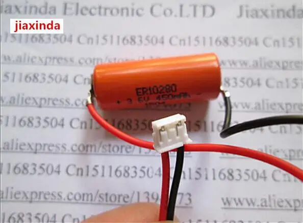 

Jiaxinda ГОРЯЧАЯ НОВАЯ FX2NC-32BL ER10/28 ER10280 литиевая батарея 3,6 В FX2NC PLC литий-ионная батарея с вилкой