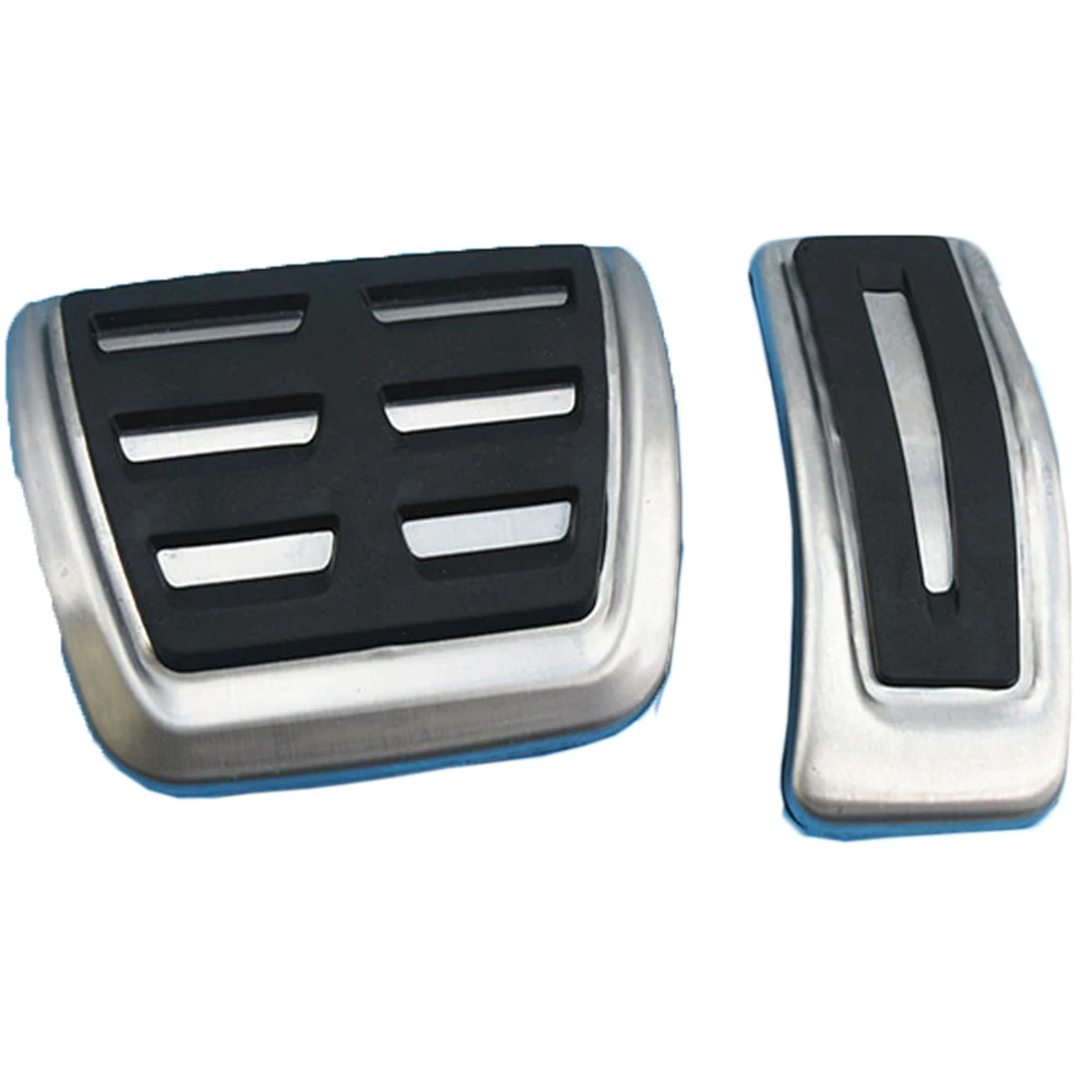 Pedal de reposapiés de freno de combustible deportivo cómodo de acero inoxidable AT para Macan Porsche 2019 2020 2021 e-tron Q4
