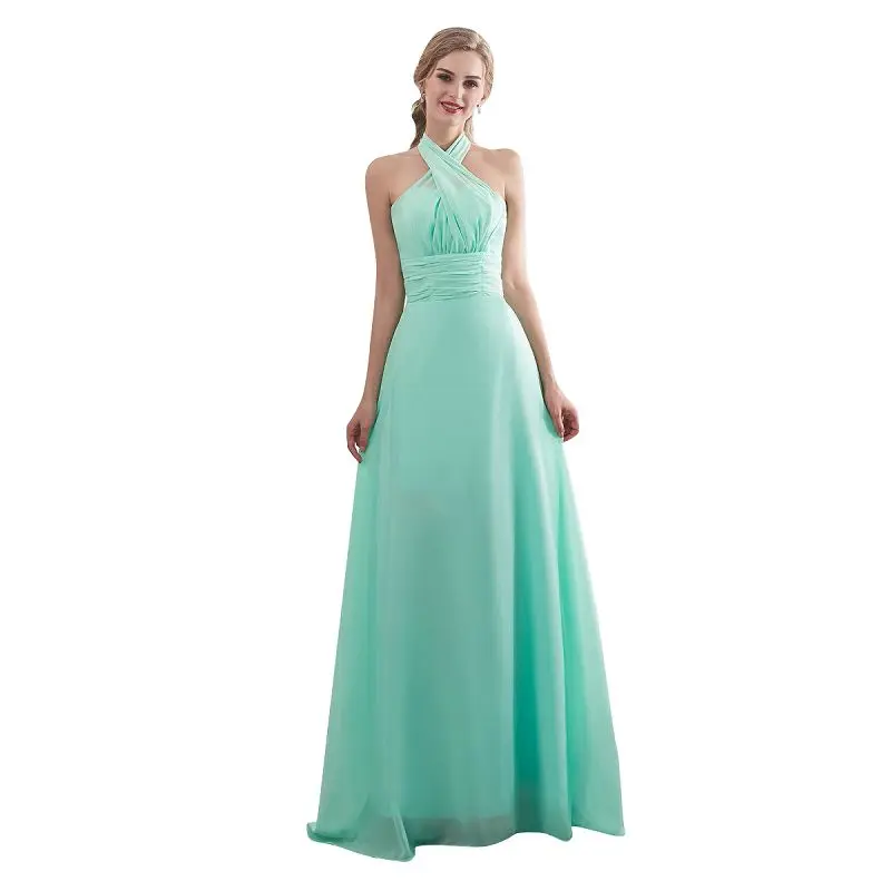 Schönheit Emily Multi Tragen Chiffion Brautjungfer Dresse Lange 2020 A-line Hochzeit Party Kleid Vestido De Festa Prom Kleider für Frauen