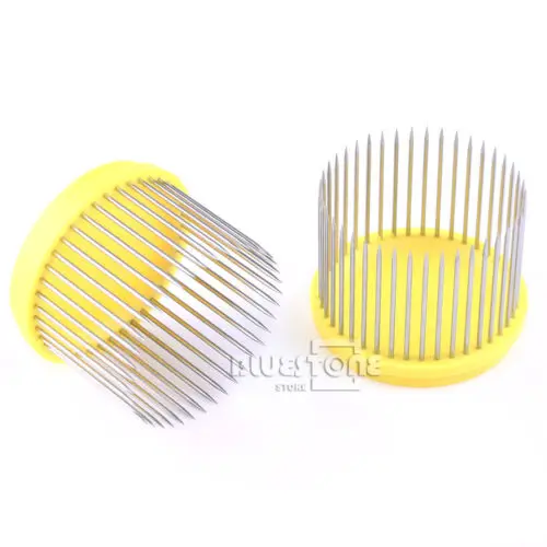 2pcs Yellow Beekeeping Tool Stainless Steel Needle Cages For Queen Bees New