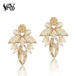 VEYO 2018 New Arrival Classic Design Crystal Stud Earrings Elegant Women Earrings Fashion Jewelry Best Selling