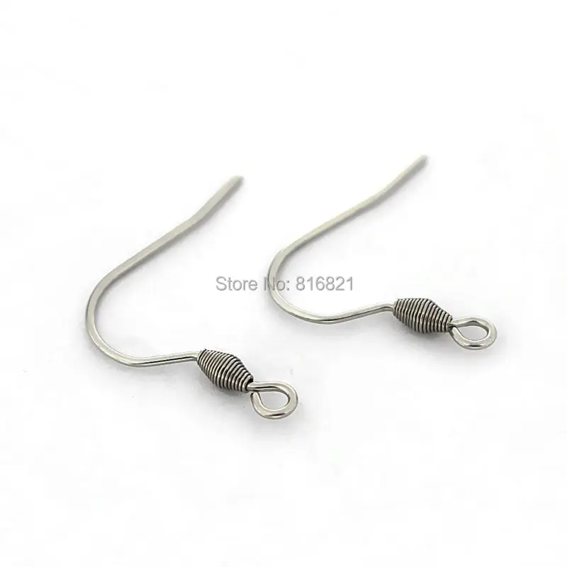 

200pcs Stainless Steel Ear Wires French Earrings Hook French Earwires Findings Mixed Styles for you choose