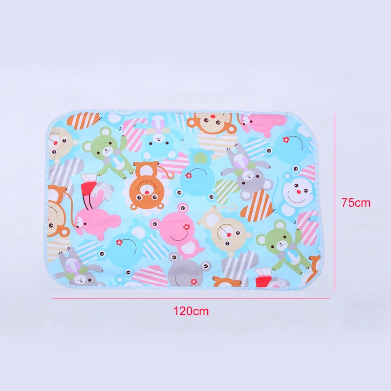 75*120cm,Waterproof Baby Changing Mat,Infants Children Portable Foldable Washable Game Mattress,Cushion Reusable Diaper Pad