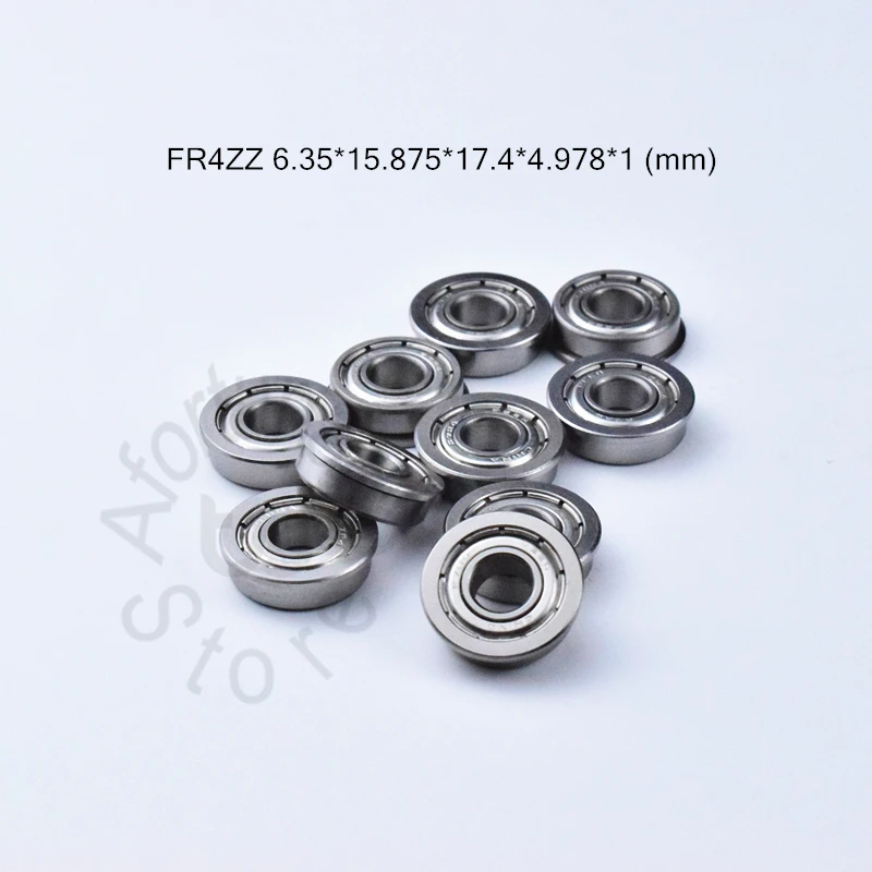 

FR4ZZ FLR4 6.35*15.875*17.4*4.978*1(mm) 10pieces bearing free shipping Flange bearings FLR4 chrome steel deep groove bearing