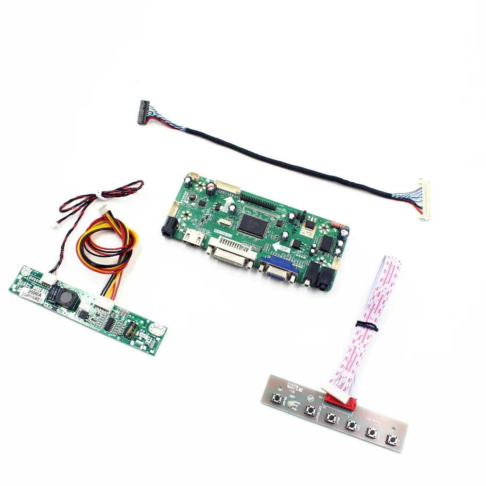 LCD Controller board Kit for 18.5 inch lcd panel 1366X768 M185BGE-L23 VGA DVI AUIDO LCD HDMI-compatible Controller Driver Board