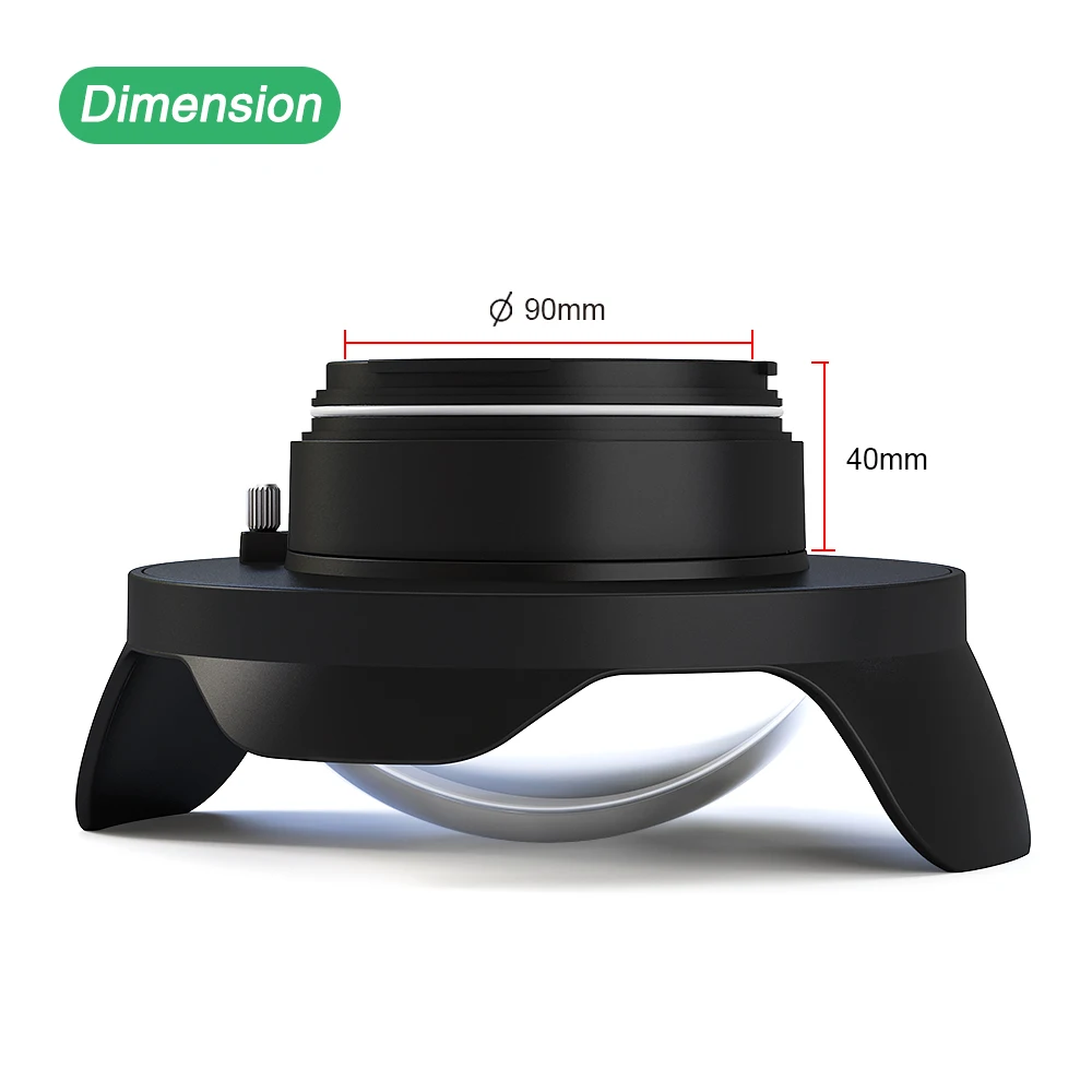 Seafrogs 6 inch Dry Dome Port for Meikon & SeaFrogs DSLR Housings V.1 40M 130FT Compatible for Canon EOS 750D 760D 80D