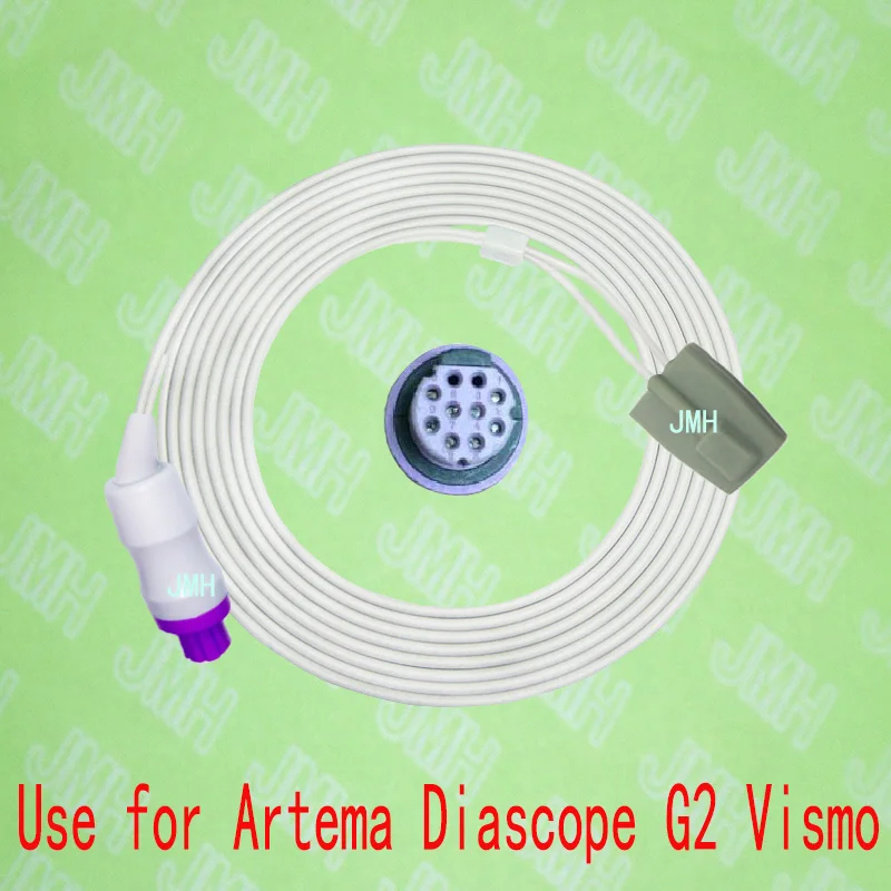 

Compatible with 10PIN S&W Artema Diascope G2 VISMO Oximeter monitor the Pediatric silicone soft tip spo2 sensor.