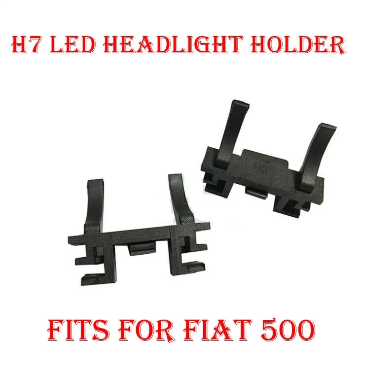 

2PCS H7 LED Headlight Conversion Kit Bulb Holder Adapter Base Retainer Socket For Fiat 500 Ford Focus 2017 Low Beam Halogen HID