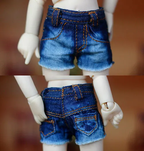 1/6 scale BJD เสื้อผ้าอุปกรณ์เสริมกางเกงขาสั้นผ้ายีนส์ลําลองสําหรับตุ๊กตา BJD/SD, ไม่รวมตุ๊กตา, รองเท้า, วิกผมและอุปกรณ์เสริมอื่นๆ 1132