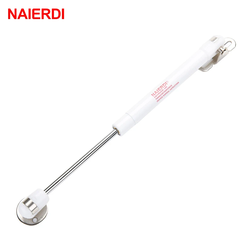 NAIERDI 100N /10kg Cabinet Hinges Kitchen Cupboard Hinges Copper Door Lift Support Gas Strut Spring Hinge Furniture Hardware