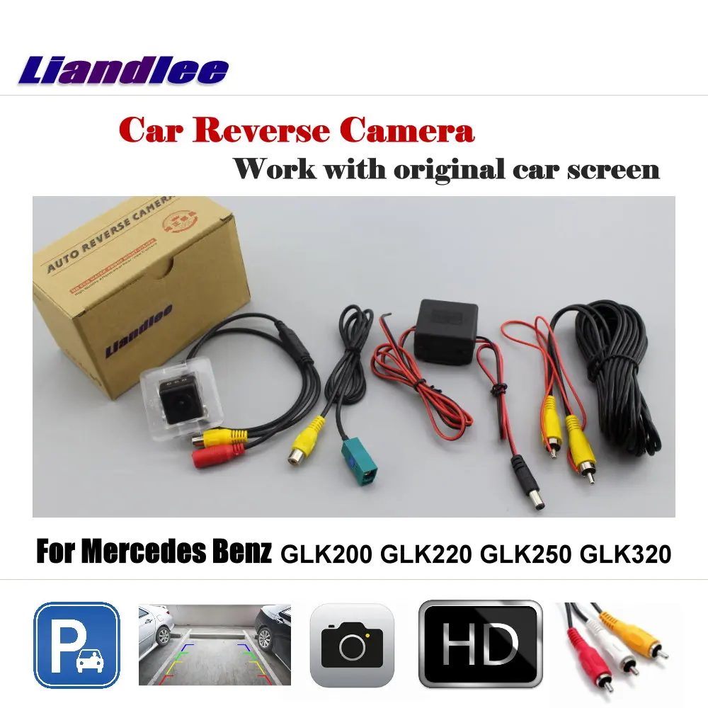 For Mercedes Benz GLK GLK200/GLK220/GLK250/GLK320 Car Rearview Reverse Camera Back Parking HD CCD SONY OEM CAM With Adapter