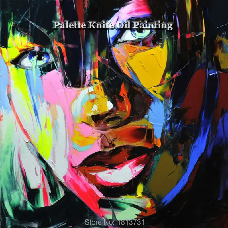 

Ручная роспись Франсуаза нилли палитры нож портрет уход за кожей лица картина маслом игрушечный персонаж из мультфильма; Канва стены искусства picture12-25