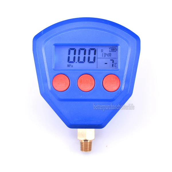 R22 R410 R407C R404A R134A Air Conditioner Refrigeration Vacuum Medical Equipment Battery-Powered Digital Pressure Gauge