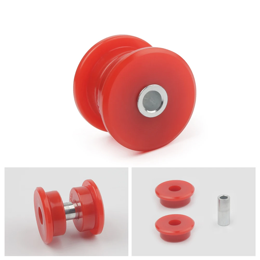 Red D-Series Energy Polyurethane Poly Shifter Bushings For Honda Civic EK EG 92-00 RS-SFN05