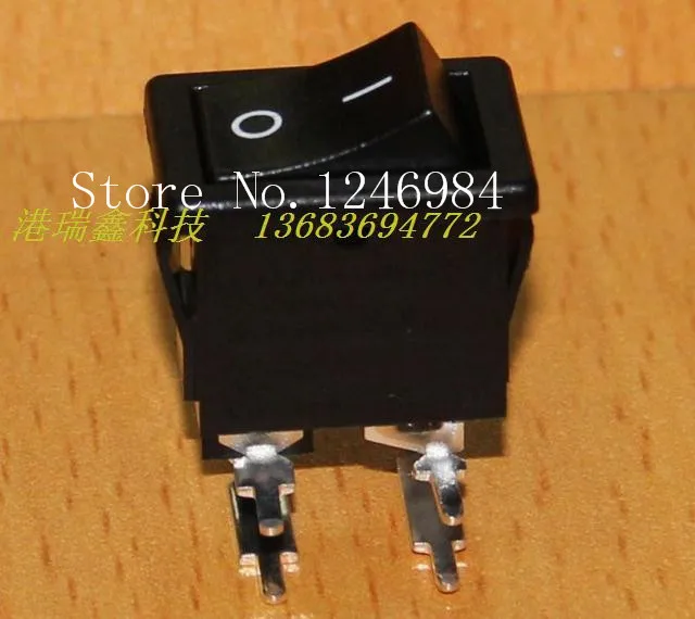 

[SA]Power Switch R19 -Taiwan group paddle boat type switch R9D2 dual black legs bent legs--50pcs/lot