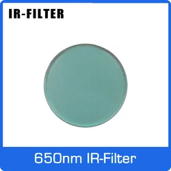 650nm Round IR Filter Diameter 9.5mm for Action Camera/Drive Recorder/Video Doorbell Lens Infrared Cut Off